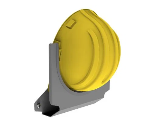 40131 – HOLMAN Hard Hat Bracket, Bolts to Shelving Unit or Bulkhead Without Hard Hat - view 2